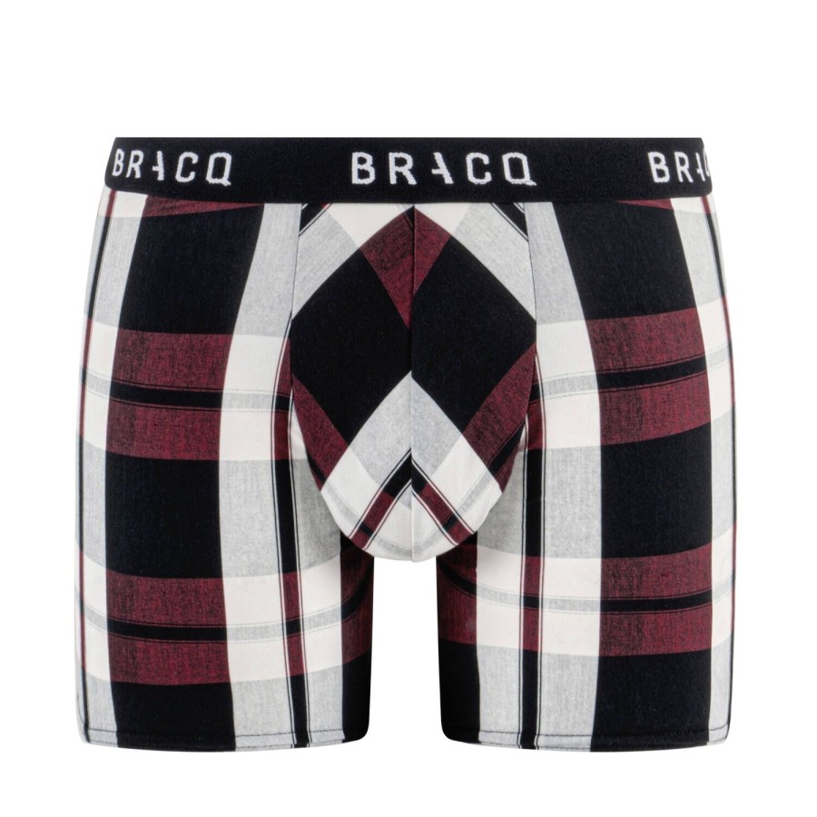 Homme Bracq Boxer Homme | Boxer Long Homme En Coton Noir