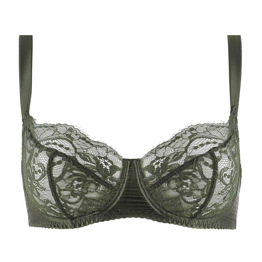 Soutiens-Gorge Fleur of England | Soutien-Gorge Balconnet En Dentelle Moss