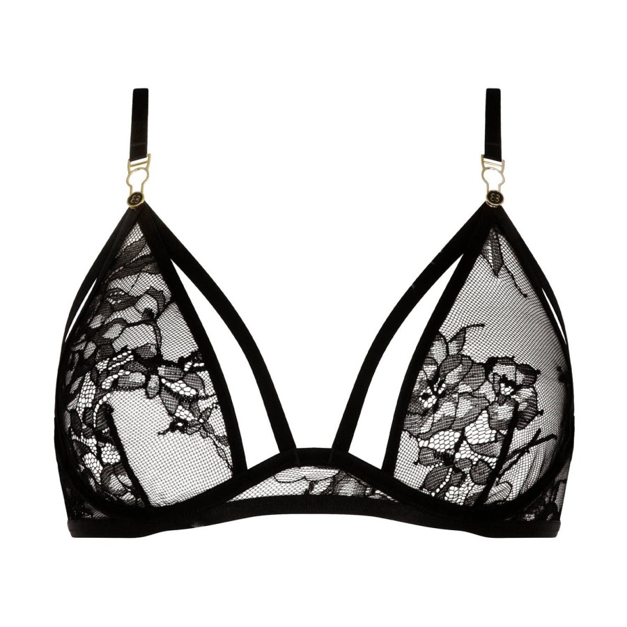 Soutiens-Gorge Atelier Amour | Soutien-Gorge Armatures Ouvrable En Dentelle Noir