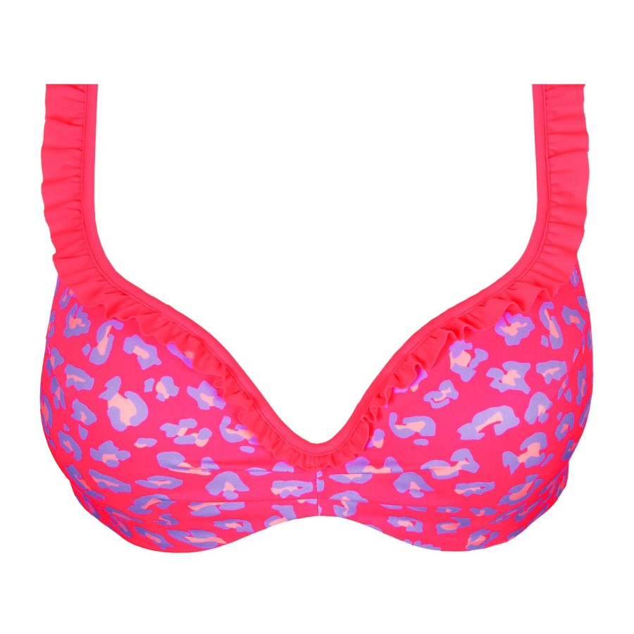 Maillots De Bain Marie Jo Coques | Haut De Maillot De Bain Coques Forme Coeur Deep Sea Coral