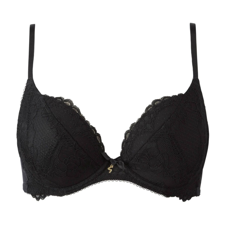 Soutiens-Gorge Gossard | Soutien-Gorge Push-Up En Dentelle Noir