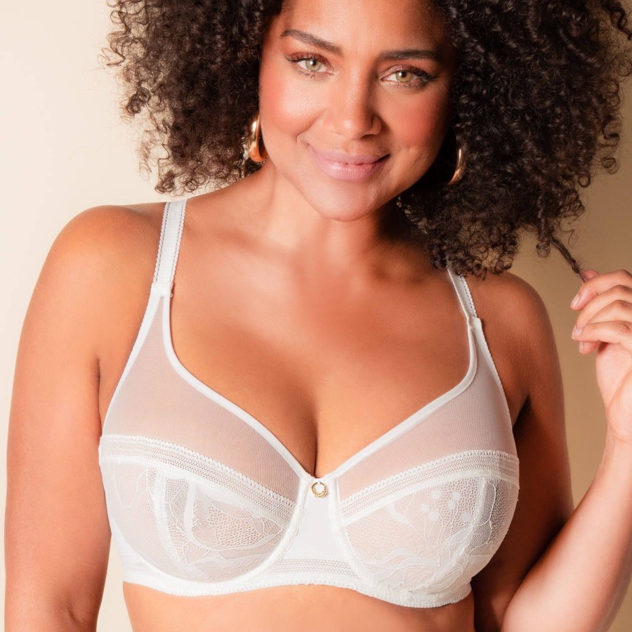 Soutiens-Gorge Chantelle | Soutien-Gorge Emboitant En Dentelle Milk