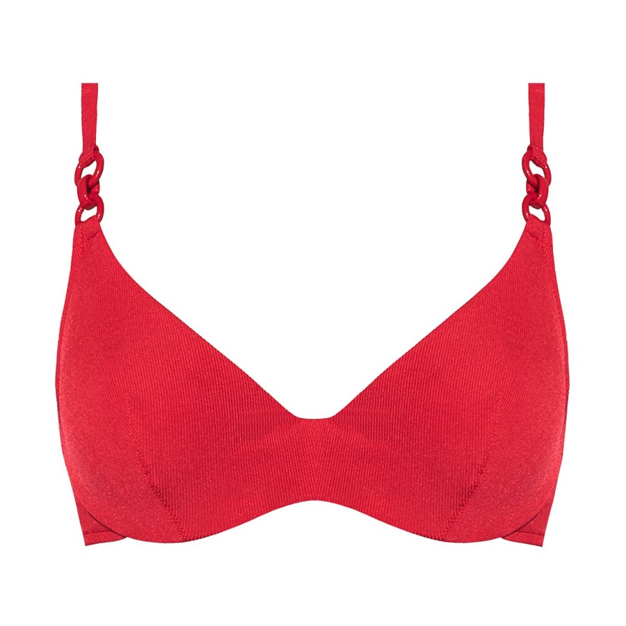 Maillots De Bain Andres Sarda Brassiere | Haut De Maillot De Bain Brassiere Rouge