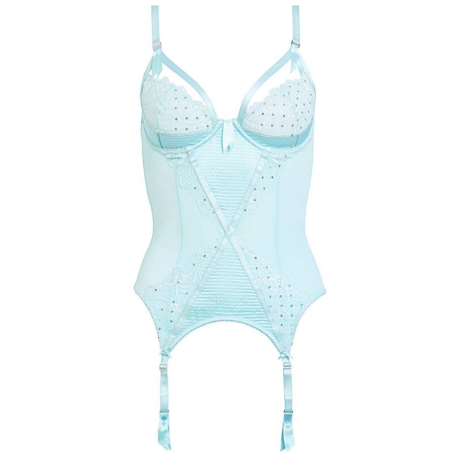 Lingerie Dita Von Teese | Guepiere Powder Blue