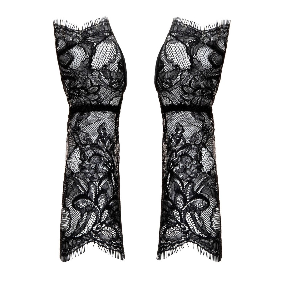 Lingerie Prelude | Gants En Dentelle Noir