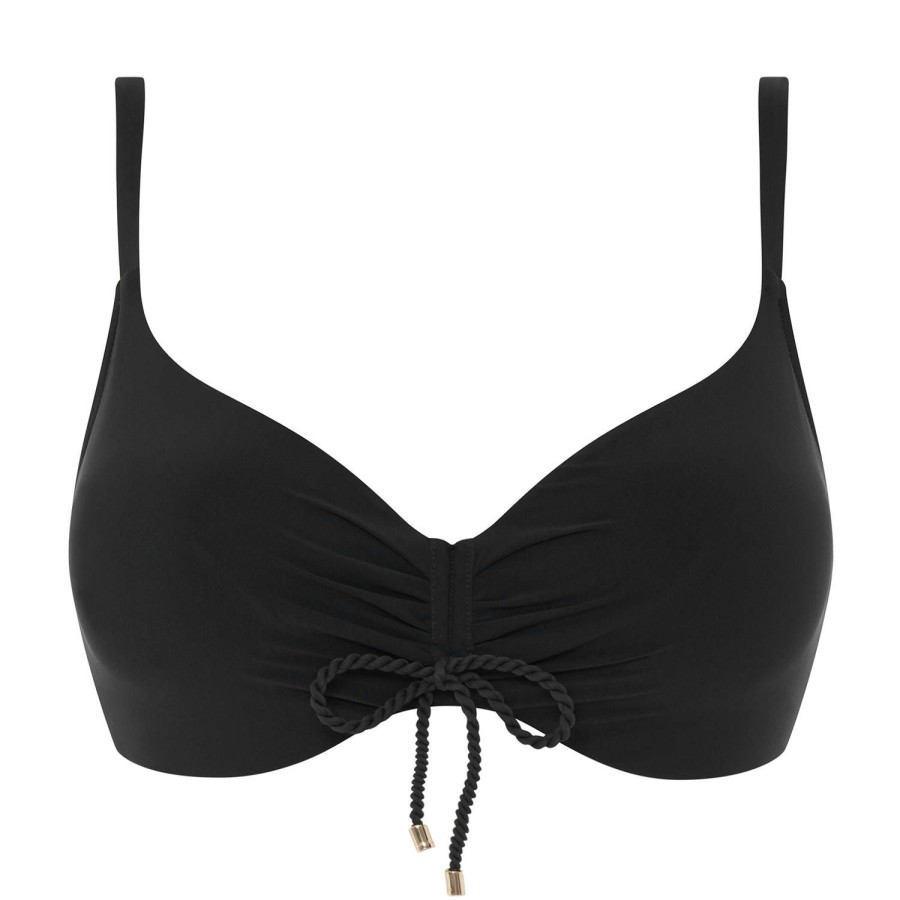 Maillots De Bain Chantelle Emboitant | Haut De Maillot De Bain Emboitant Noir