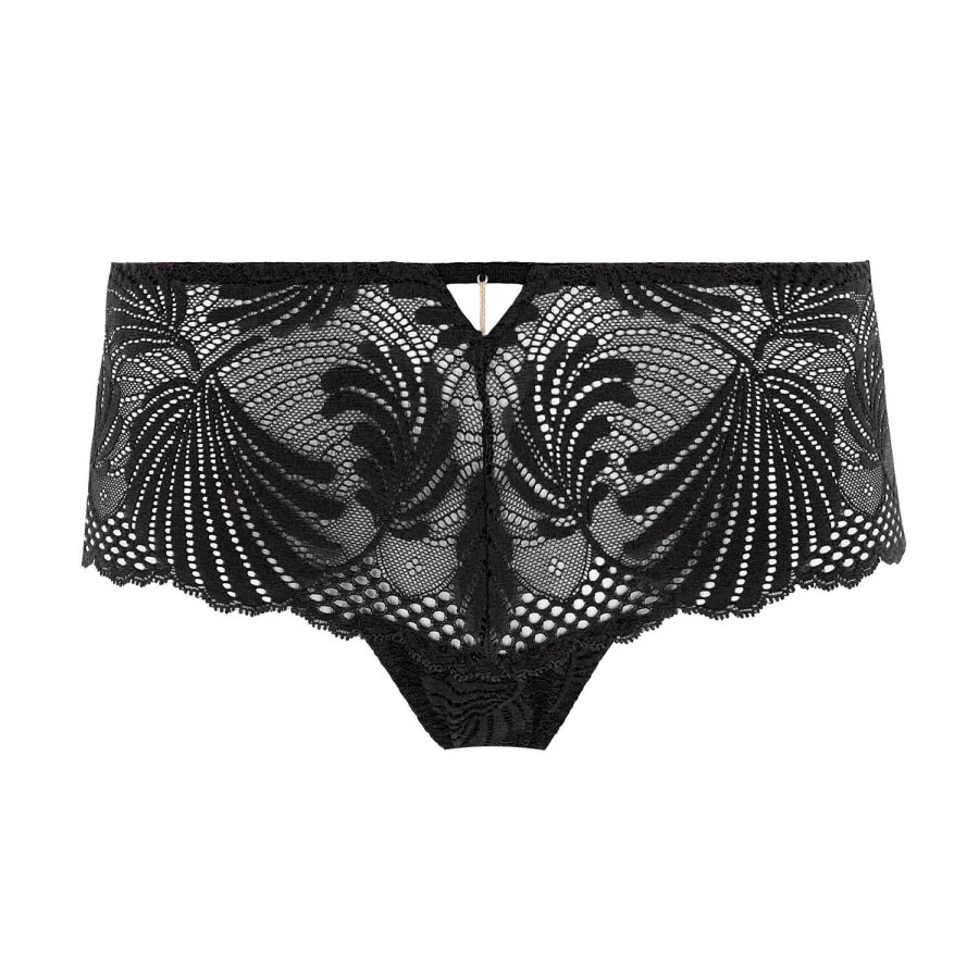 Culottes Aubade | Shorty Saint-Tropez En Dentelle Noir