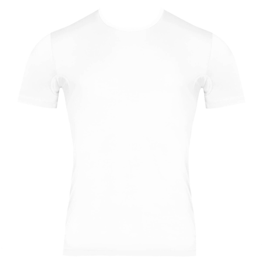 Homme Mey T-Shirt Et Debardeur Homme | T-Shirt Col Rond Homme En Coton Blanc