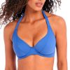 Maillots De Bain Freya Armatures | Haut De Maillot De Bain Tour De Cou Plain Azure