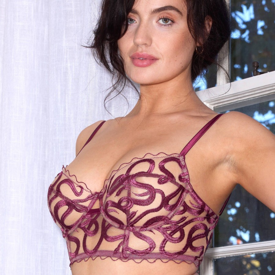 Soutiens-Gorge Studio Pia | Soutien-Gorge Bustier Mulberry