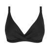 Maillots De Bain Antigel Triangle | Haut De Maillot De Bain Armatures Triangle Bonnets Profonds Noir