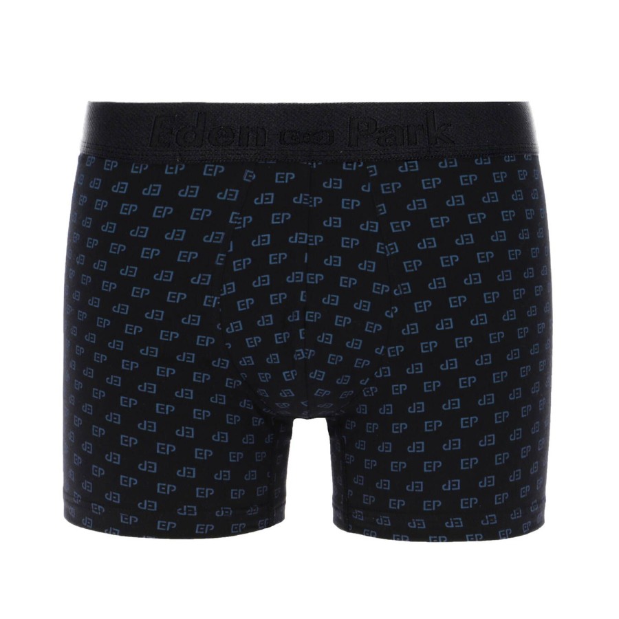 Homme Eden Park Boxer Homme | Boxer Homme En Coton Marine