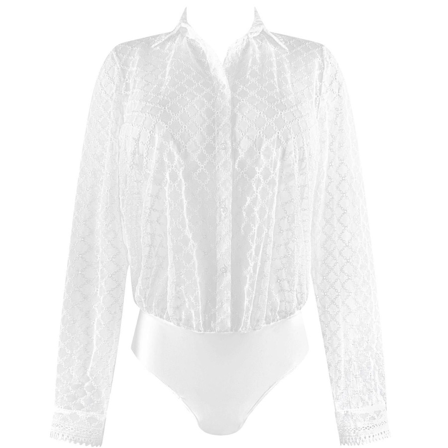 Lingerie Louisa Bracq | Body Chemisier Blanc