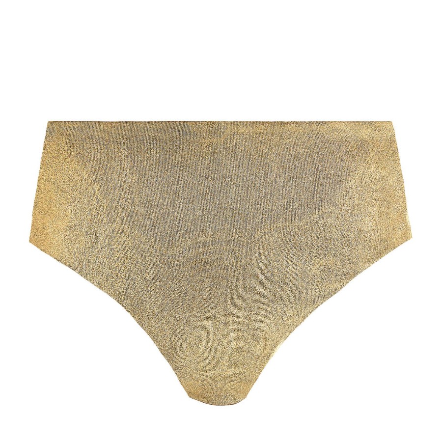 Maillots De Bain Aubade Culotte Haute | Bas De Maillot De Bain Culotte Haute Antique Gold