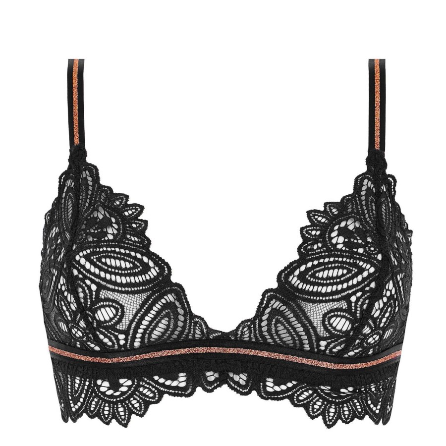 Soutiens-Gorge LIVY | Soutien-Gorge Triangle En Dentelle Noir