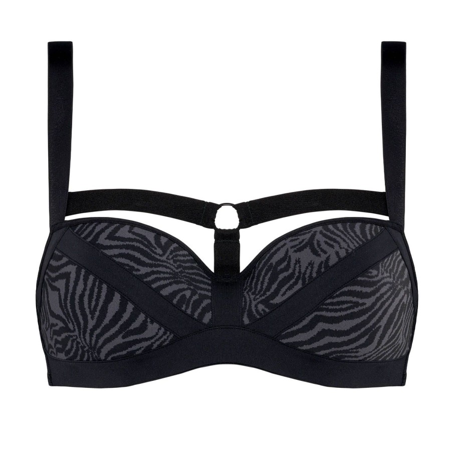 Soutiens-Gorge Marlies Dekkers | Soutien-Gorge Balconnet Noir/Gris