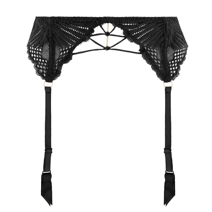 Lingerie Aubade | Porte-Jarretelles En Dentelle Noir