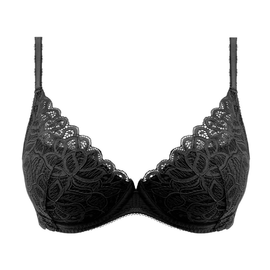 Soutiens-Gorge Wacoal | Soutien-Gorge Push-Up En Dentelle Noir