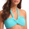 Maillots De Bain Seafolly Bandeau | Haut De Maillot De Bain Bandeau Rembourre Atoll Blue