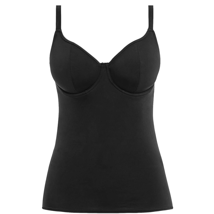 Maillots De Bain Freya Tankini | Haut De Maillot De Bain Tankini Armatures Plain Black