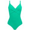 Maillots De Bain Antigel Autres Formes | Maillot De Bain 1 Piece Sans Armatures Mer Emeraude