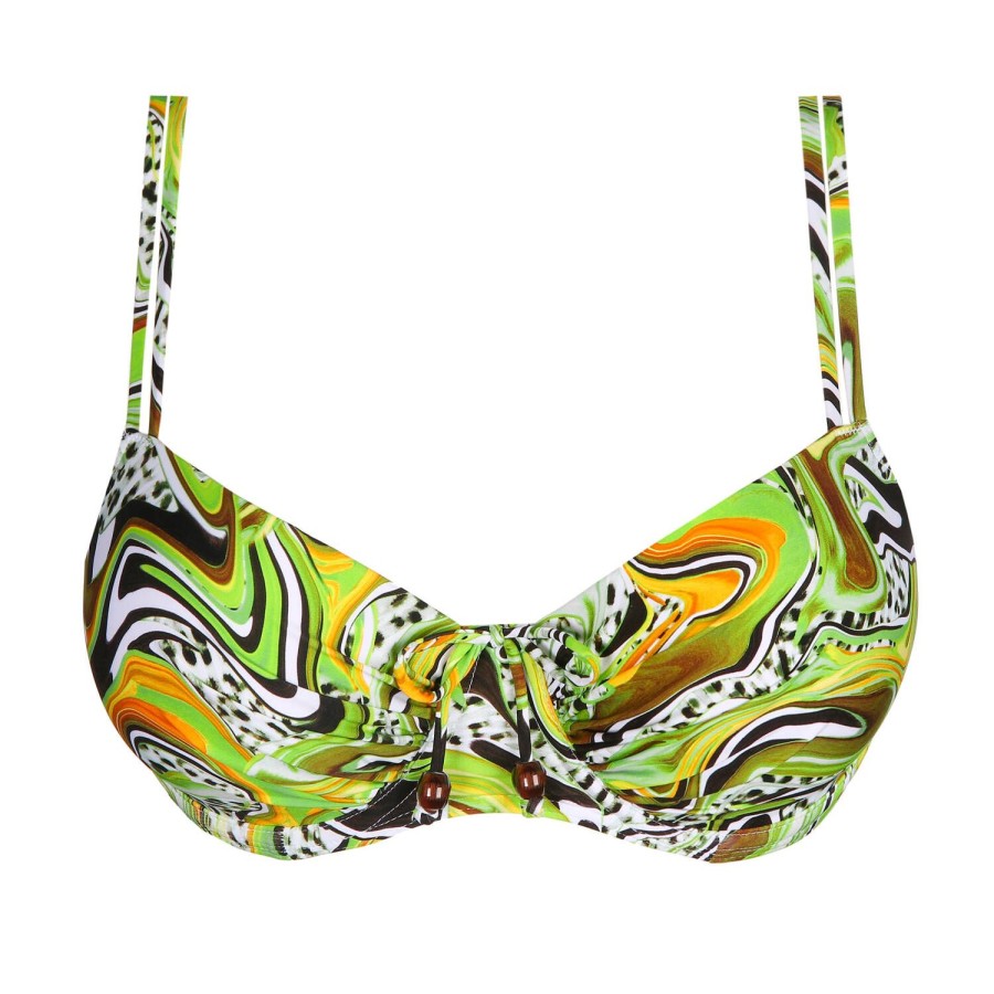 Maillots De Bain PrimaDonna Balconnet | Haut De Maillot De Bain Balconnet Rembourre Lime Swirl