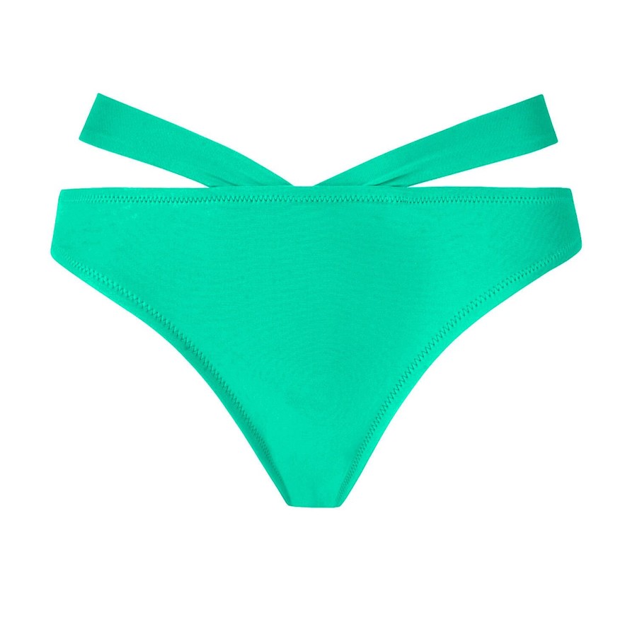 Maillots De Bain Antigel Culotte Et Slip | Bas De Maillot De Bain Slip Seduction Mer Emeraude