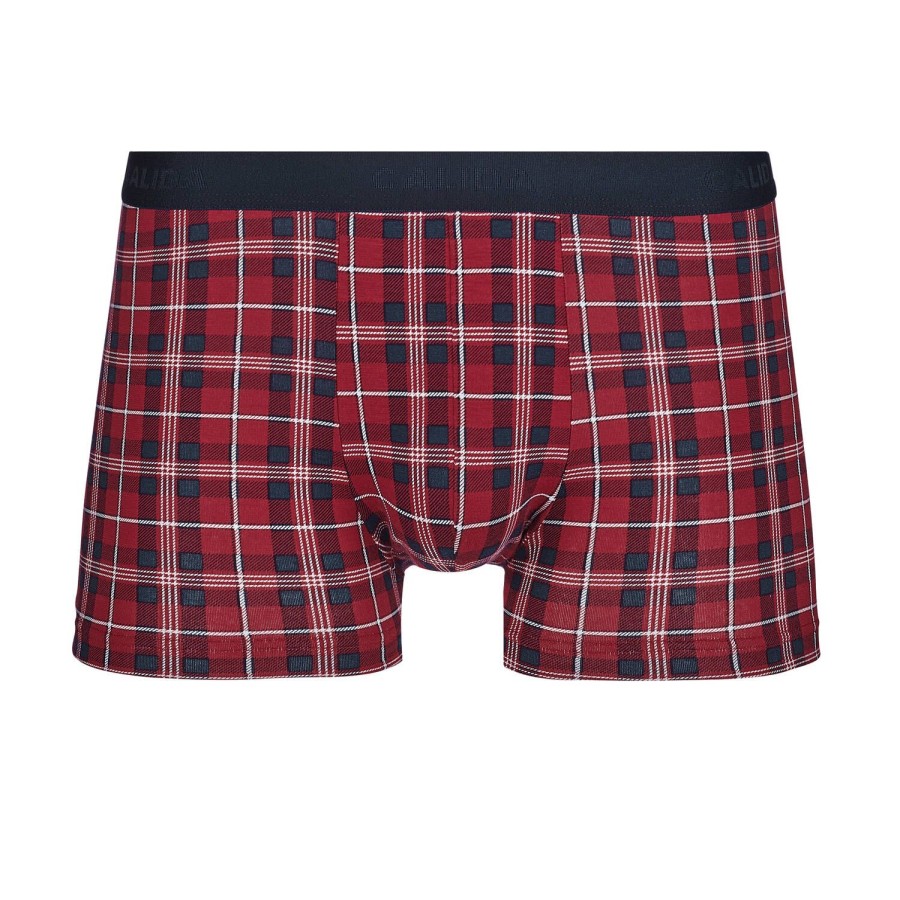 Homme Calida Boxer Homme | Boxer Homme En Coton Rio Red