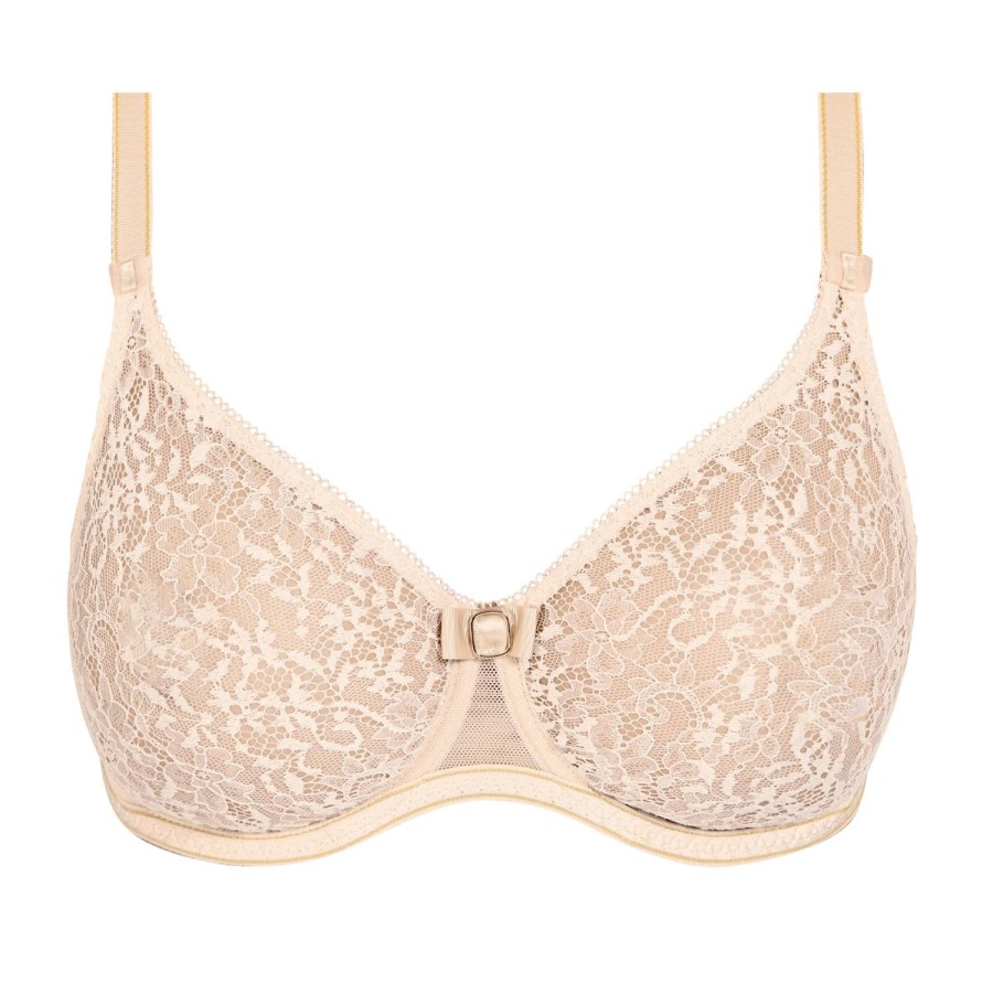 Soutiens-Gorge Empreinte | Soutien-Gorge Moule En Dentelle Amande