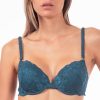 Soutiens-Gorge Valery | Soutien-Gorge Push-Up En Dentelle Blu