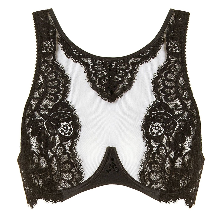 Soutiens-Gorge Prelude | Soutien-Gorge Bustier En Dentelle Noir