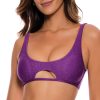 Maillots De Bain Luli Fama Brassiere | Haut De Maillot De Bain Brassiere Purple