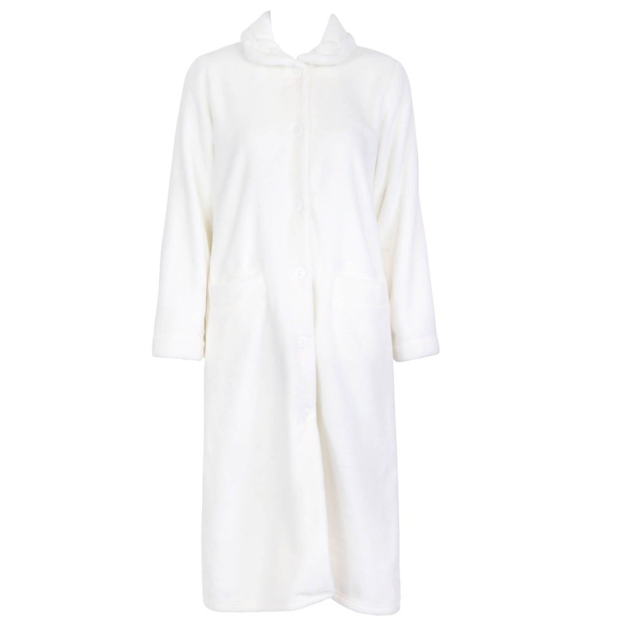 Lingerie De Nuit Canat | Robe De Chambre Ecru