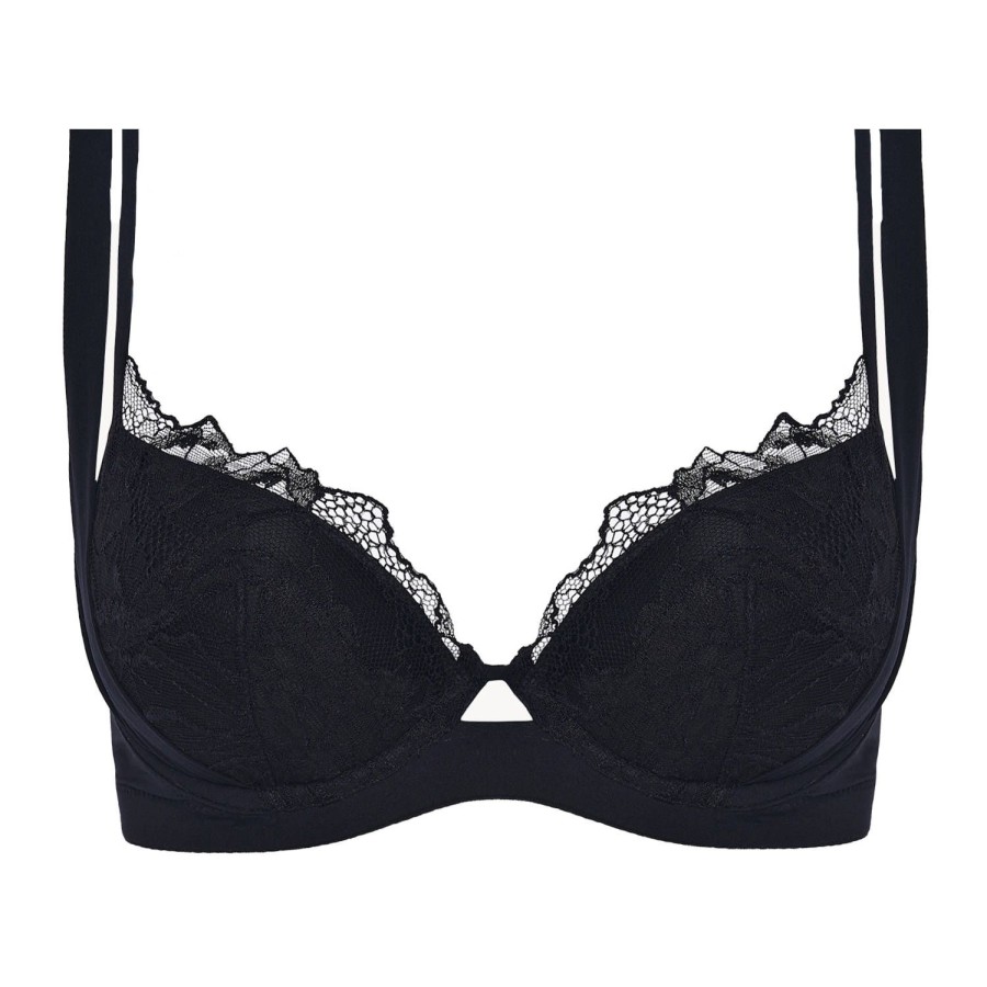 Soutiens-Gorge La Perla | Soutien-Gorge Push-Up En Dentelle Noir