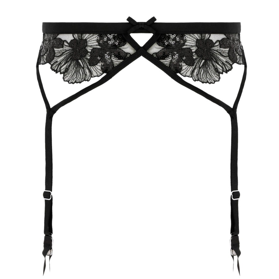 Lingerie Fleur du Mal | Porte-Jarretelles Noir