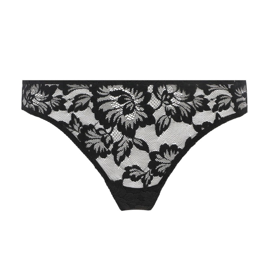 Culottes Mey | Tanga En Dentelle Noir