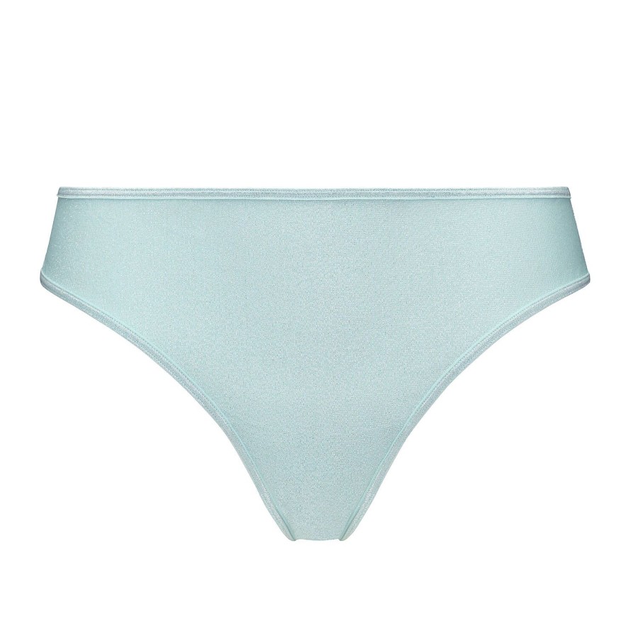 Culottes Marlies Dekkers | Tanga En Dentelle Sparkling Iridescent Aqua