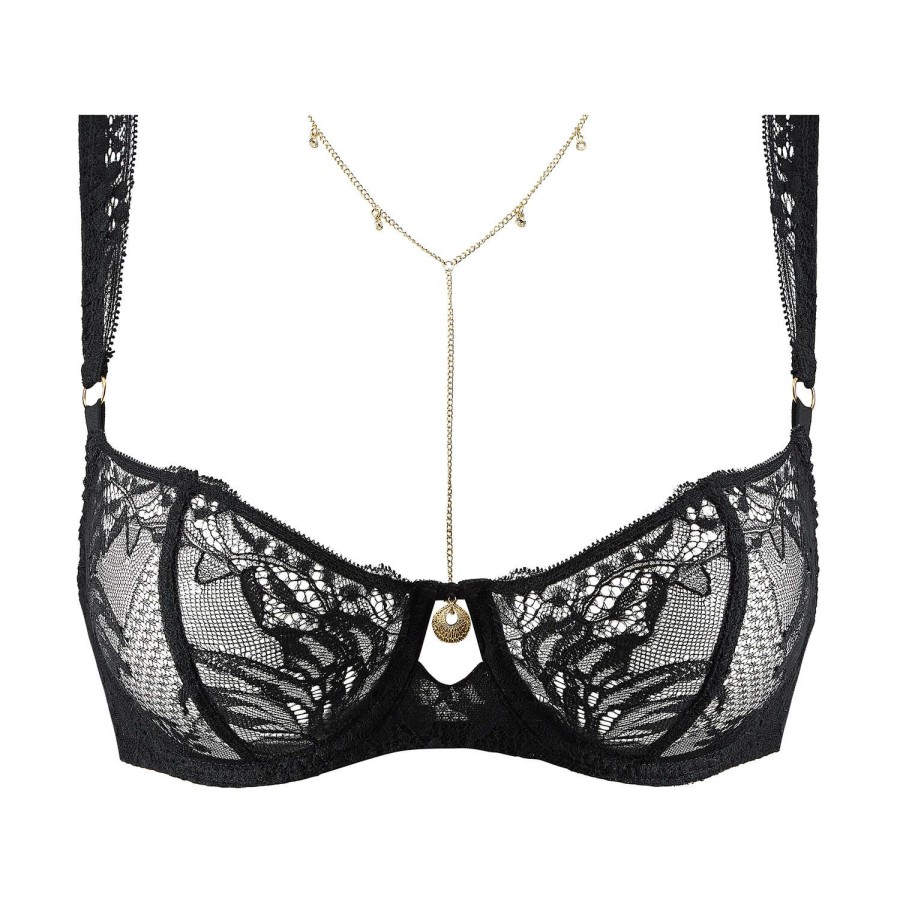 Soutiens-Gorge Aubade | Soutien-Gorge Corbeille En Dentelle Black Light