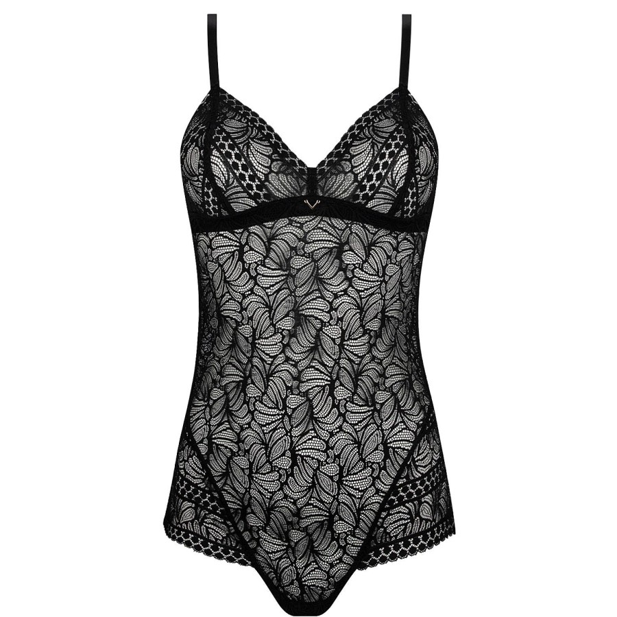 Lingerie Antigel | Body En Dentelle Noir