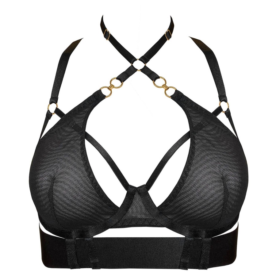 Soutiens-Gorge Bordelle | Soutien-Gorge Bustier Armatures Noir