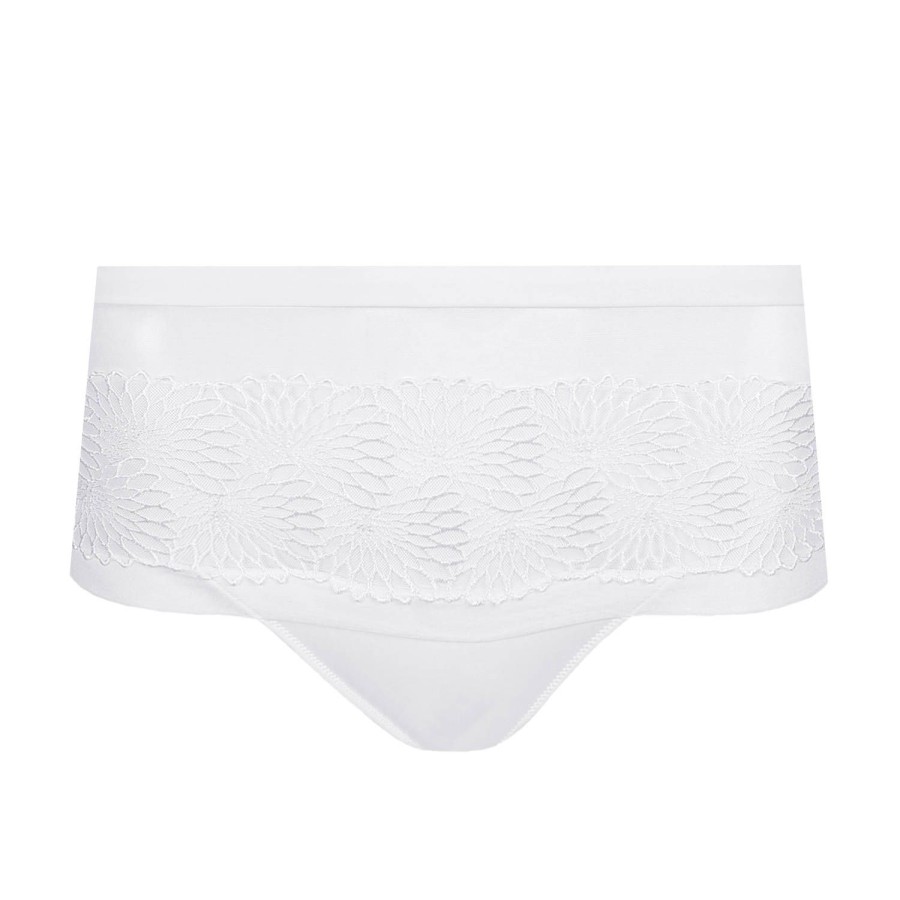 Culottes PrimaDonna | Shorty Taille Haute Blanc