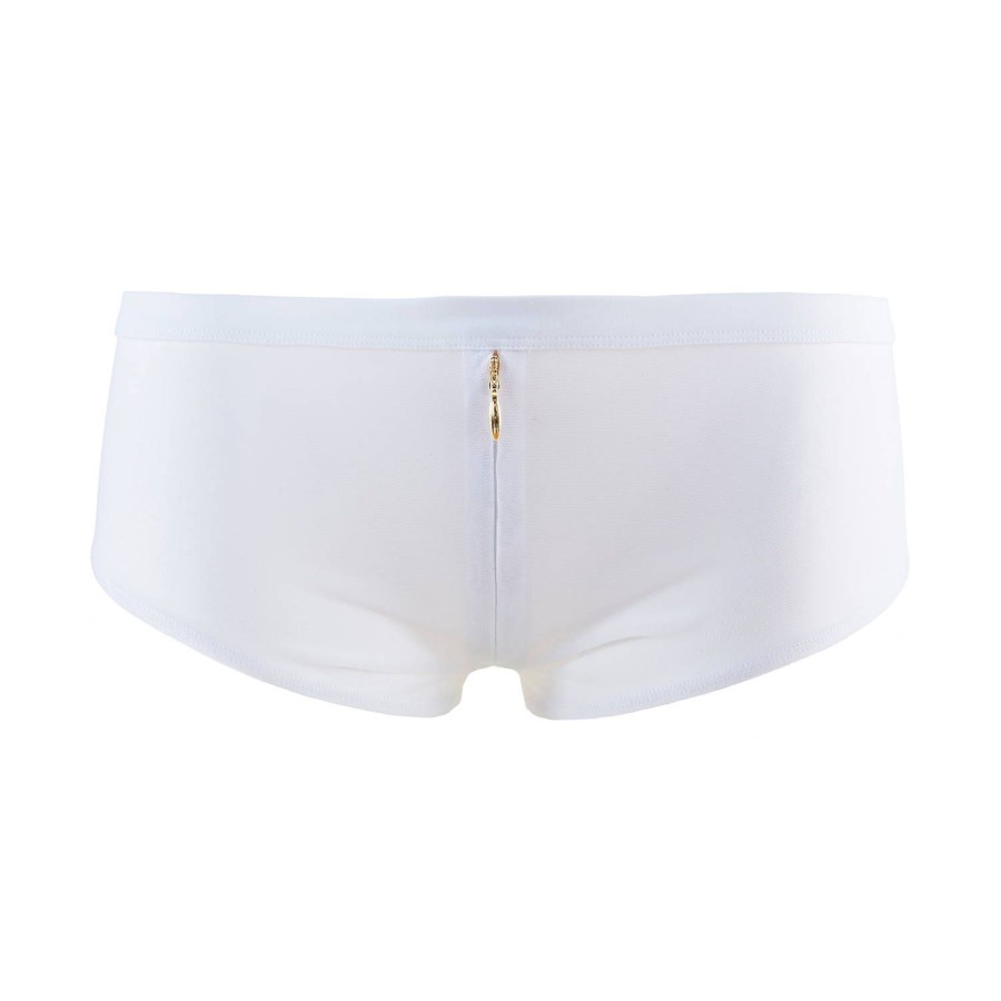 Culottes Maison Close | Shorty Zippe Blanc