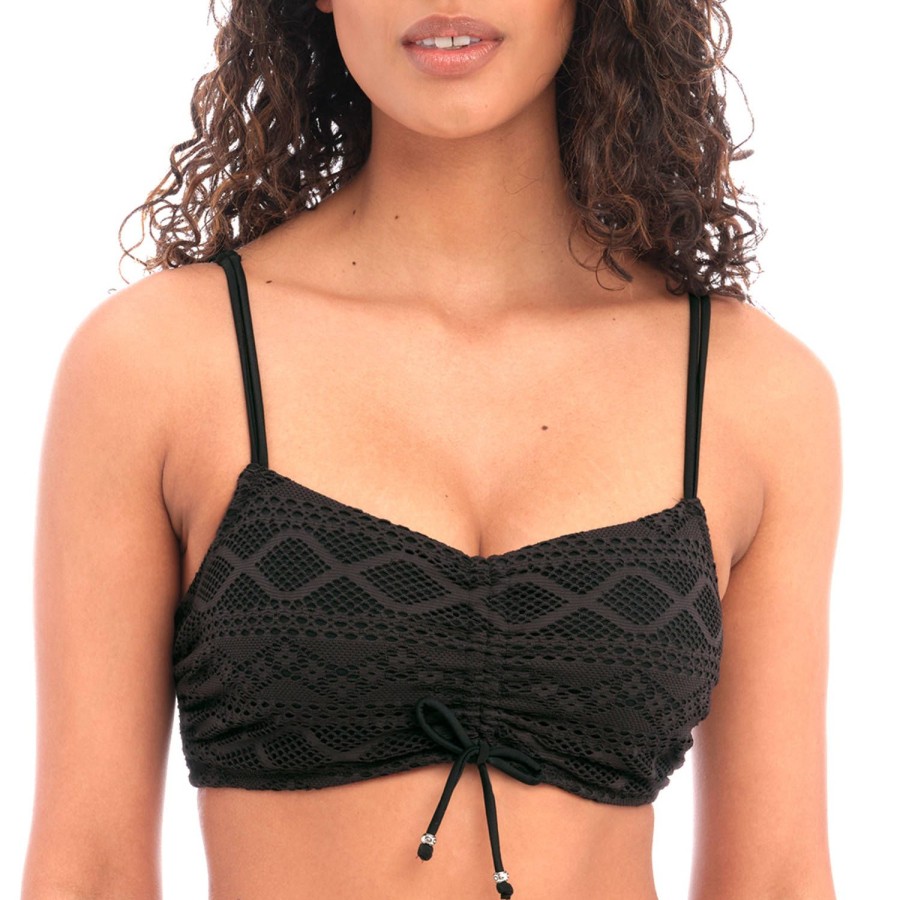 Maillots De Bain Freya Brassiere | Haut De Maillot De Bain Brassiere Ajustable Noir