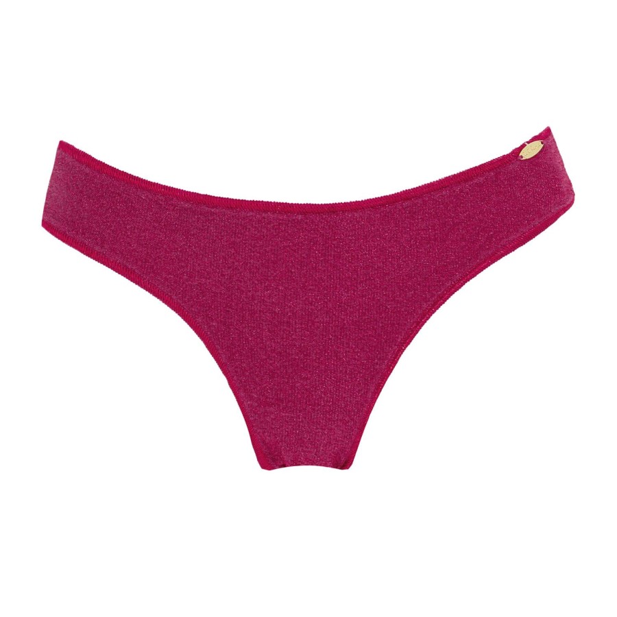 Maillots De Bain Luli Fama Bresilien / Tanga | Bas De Maillot De Bain Slip Bresilien Magenta