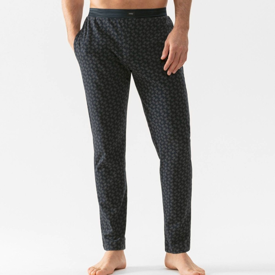 Homme Mey Ensemble De Detente Homme | Pantalon Homme En Coton Indigo