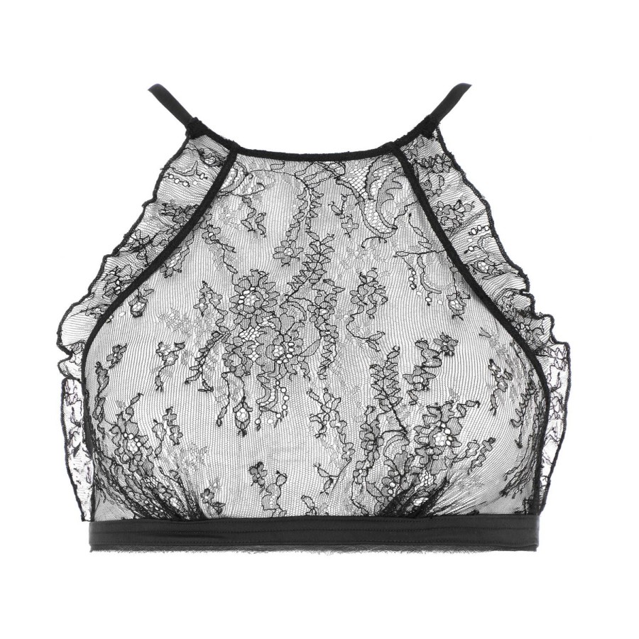 Soutiens-Gorge Love Stories | Soutien-Gorge Bustier Mermaid En Dentelle Noir