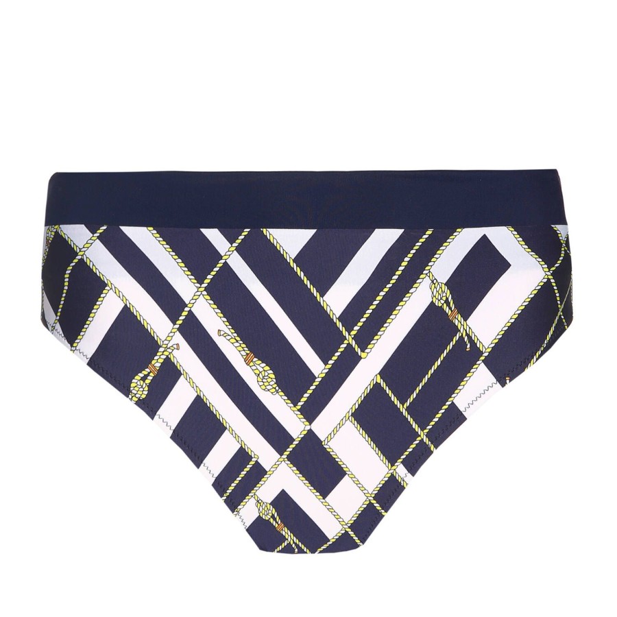 Maillots De Bain Marie Jo Culotte Haute | Bas De Maillot De Bain Culotte Haute Majestic Blue