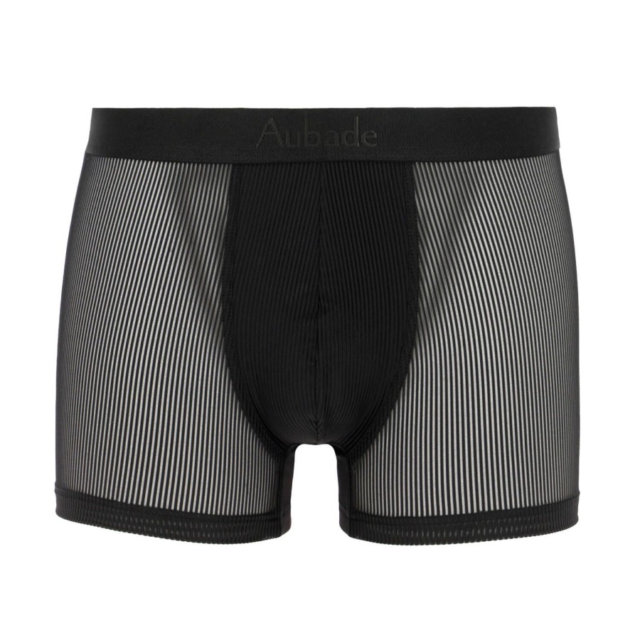 Homme Aubade Boxer Homme | Boxer Homme Stripes Noir