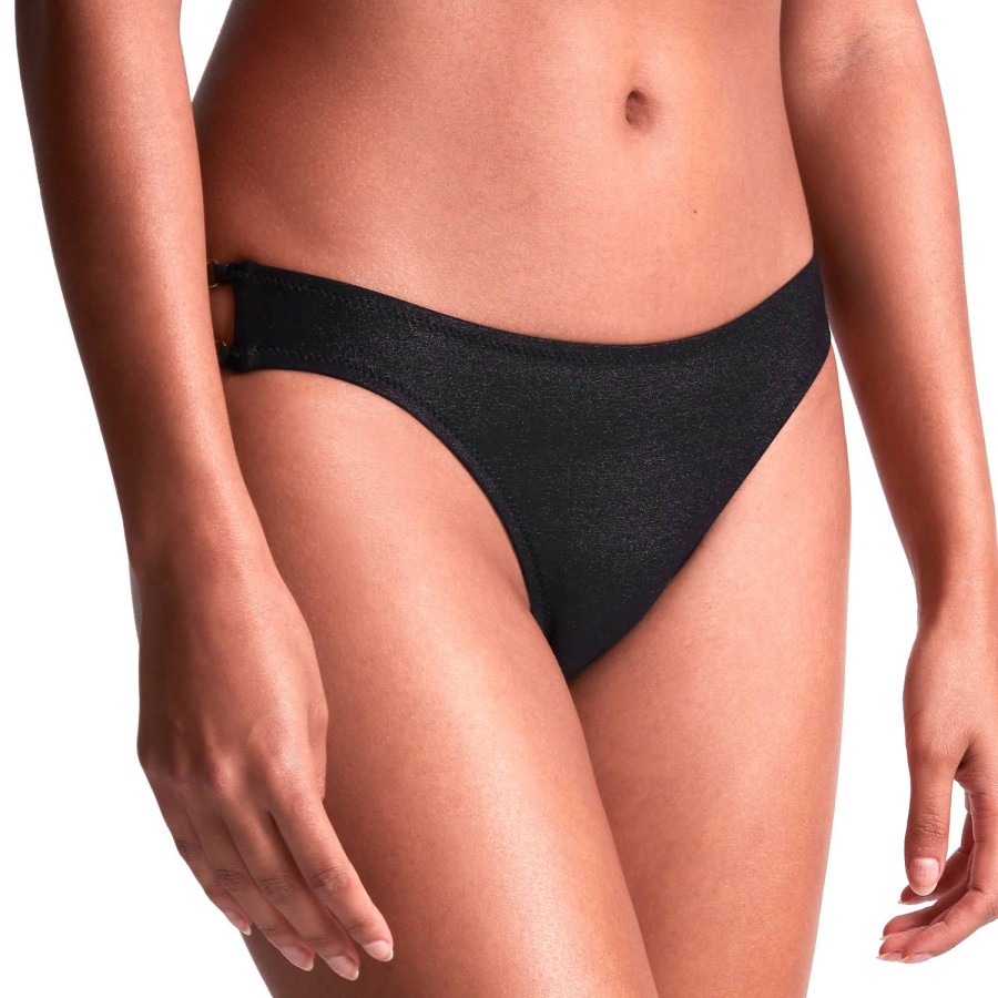 Maillots De Bain Aubade Bresilien / Tanga | Bas De Maillot De Bain Slip Bresilien Black Sand