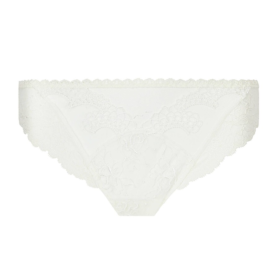 Culottes Lise Charmel | Slip Seduction En Dentelle Ecru Nacre